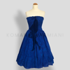 Imagen de Dark-blue Leaf-print Summer Dress