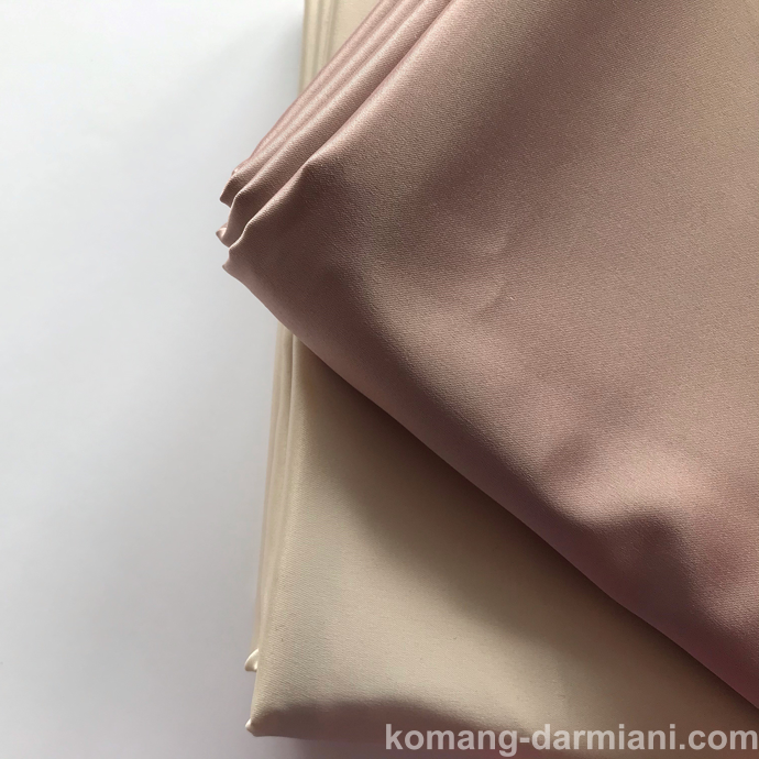 Picture of Dusty Rose CHARMEUSE Stretch Satin Fabric By The Yard