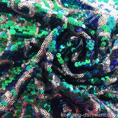 Picture of Sequinned Peacock Colours