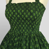 Imagen de Batik Print Summer Dress - Green Spirals