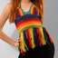 Picture of Handmade Crochet top Multi-coloured