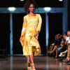 Picture of Yellow Ecoprint dress