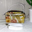 Picture of Nature-Inspired yellow white Botanical Print Leather Handbag for Women | Komang Darmiani