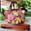 Imagen de Botanical Print Broad-Handled Ladies Handbag | Komang Darmiani