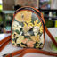 Picture of Botanical Print Mini Backpack - Green yellow peach