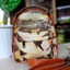 Picture of Botanical Print Mini Backpack - brown yellow