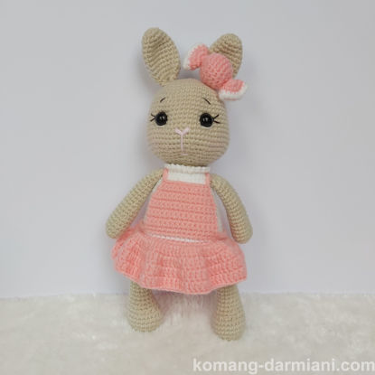 Imagen de Crochet cuddly Toy - Bunny  Girl with Candy