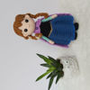 Picture of Enchanting Ice Princess Crochet Doll: Cuddly Companion