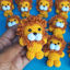 Picture of Amigurumi Lion Keychain