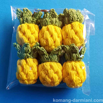 Imagen de Handmade Crochet Amigurumi Pineapple - Yellow and Green
