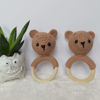 Picture of Adorable Bear Crochet Baby Rattle
