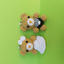 Picture of Sweet Crochet Bear Couple Keychain Set Adorable Duo Accessory