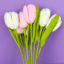 Picture of Tulip - realistic handmade crochet flowers
