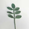 Picture of Eucalyptus Leaf branch - realistic handmade crochet leaves