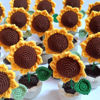 Picture of Handmade Crochet Sunflower in Pot - Adorable Yarn Flower Decor